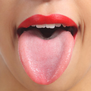 べろ　舌を出す　健康管理
